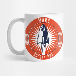 Mars Colony One logo Mug